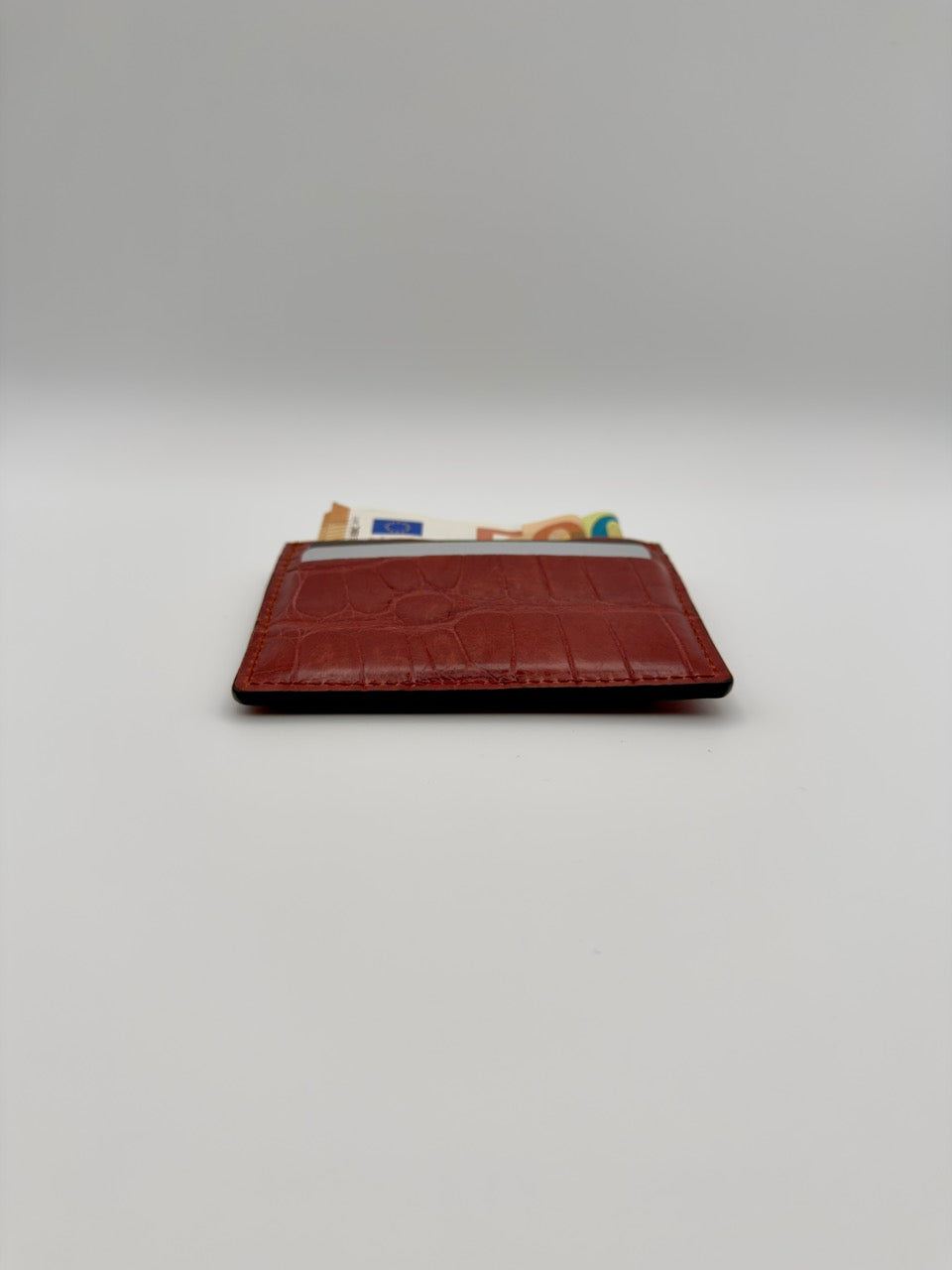 Gucci crocodile card holder