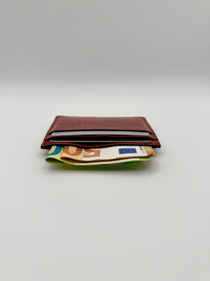 Gucci crocodile card holder