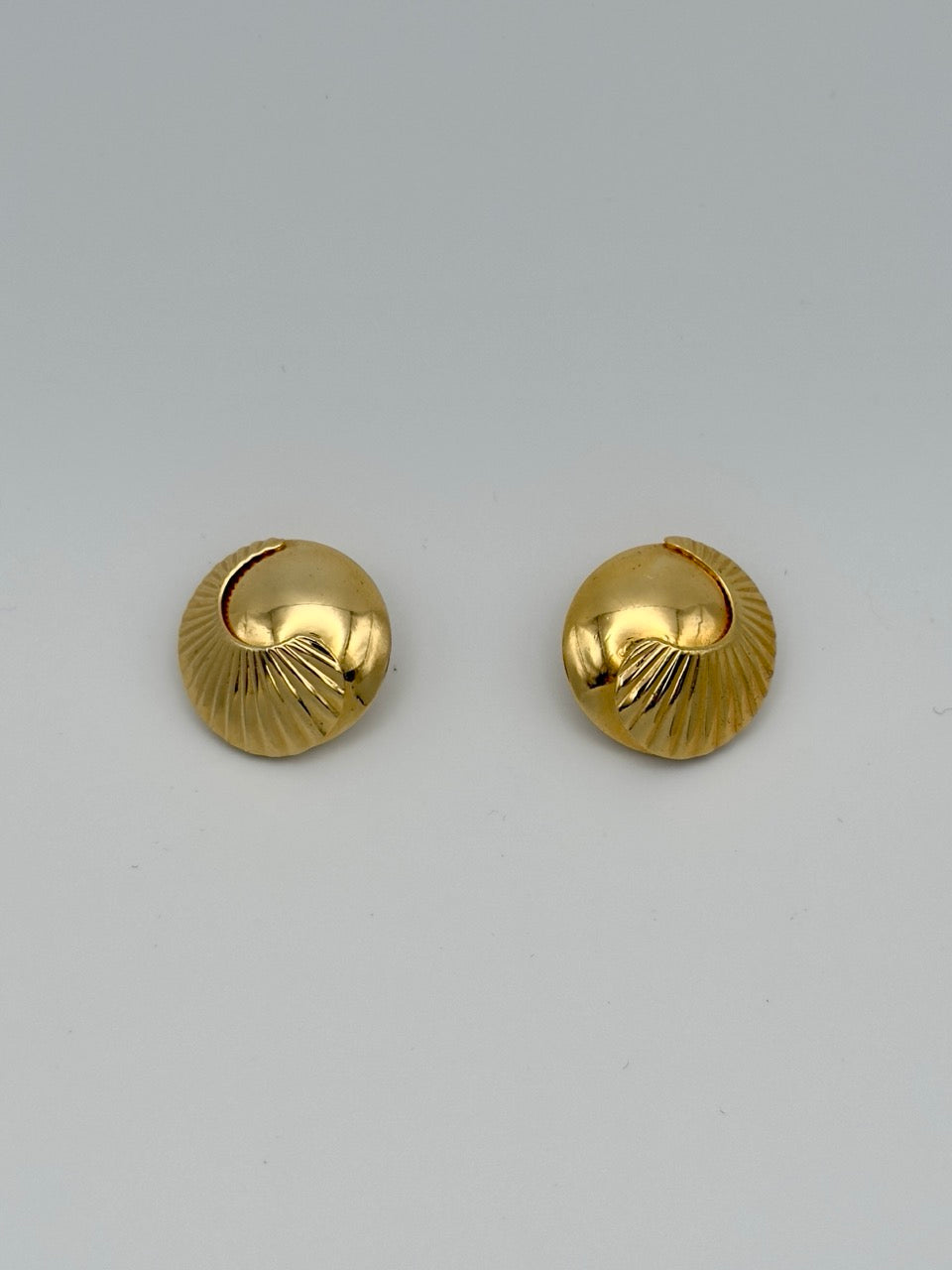 Yves Saint Laurent Round Clip-On Earrings