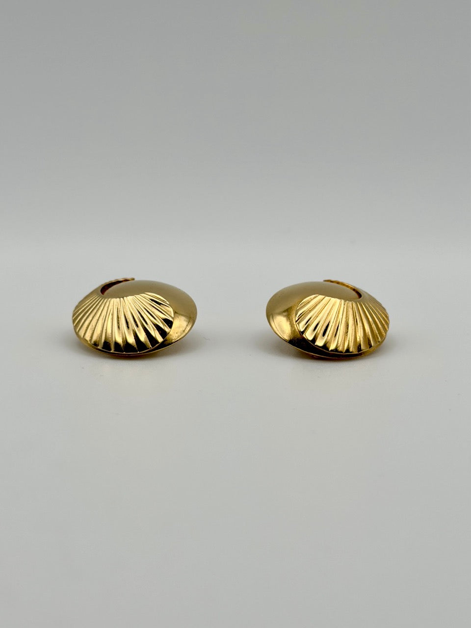 Yves Saint Laurent Round Clip-On Earrings