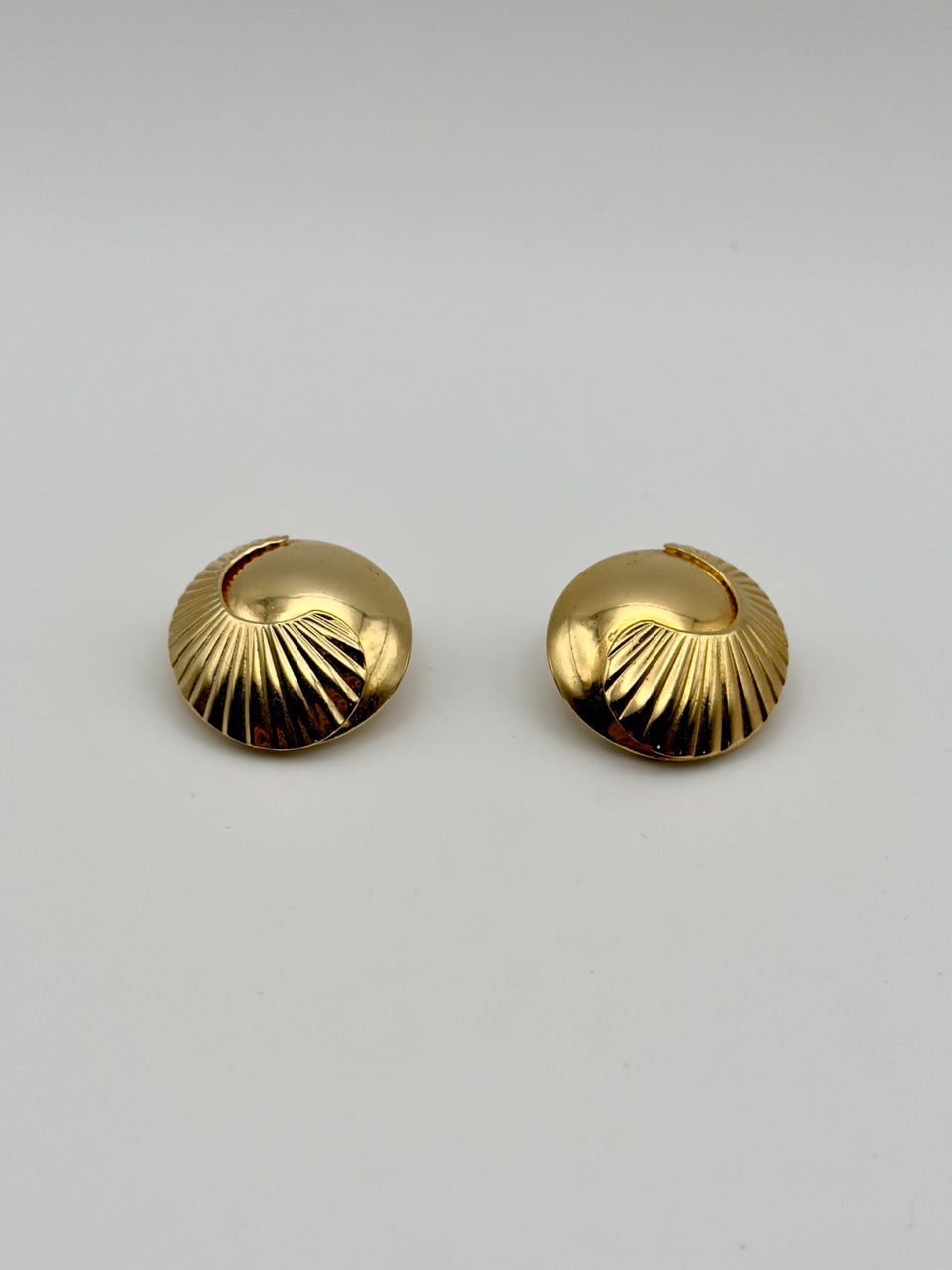 Yves Saint Laurent Round Clip-On Earrings