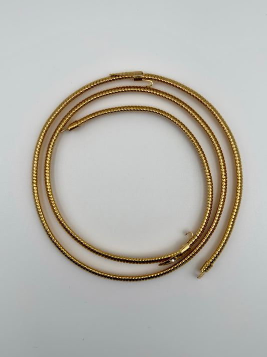 The snake belt is thicker