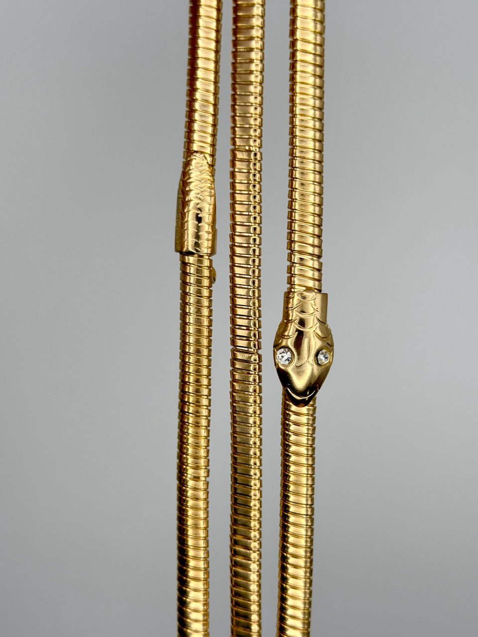 The snake belt is thicker