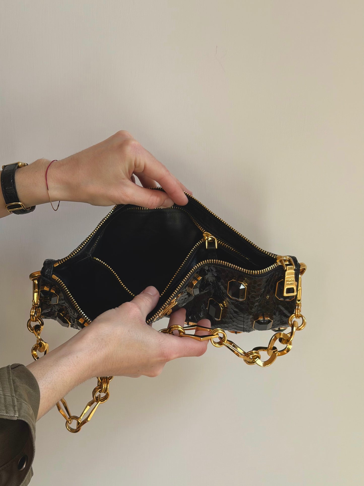 Prada Python 2009 black