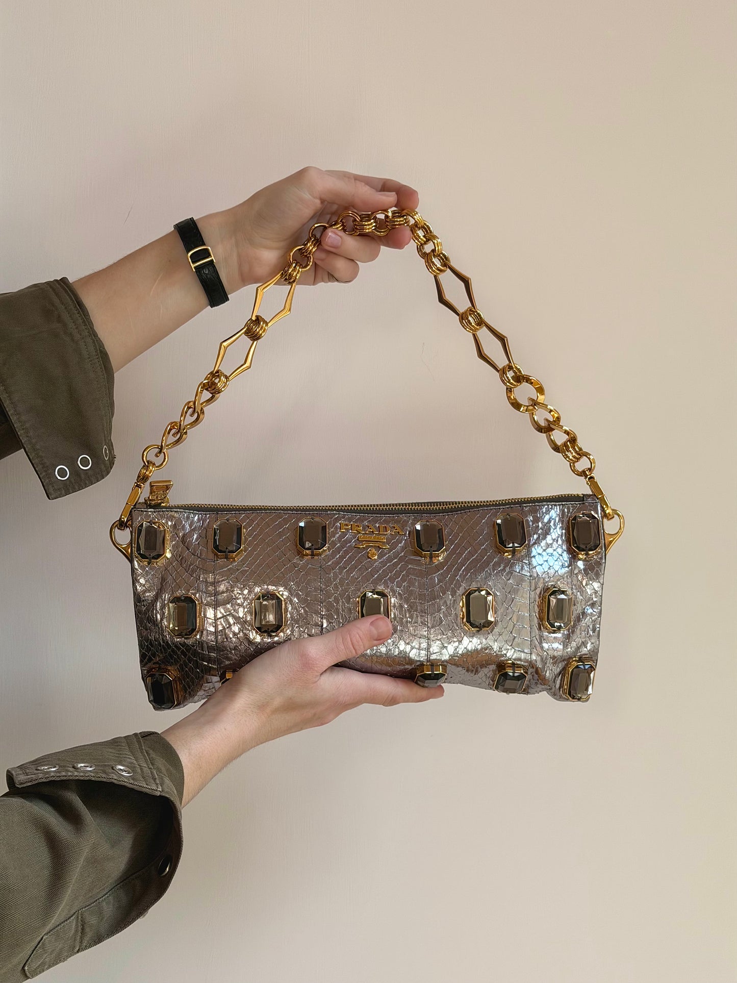 Prada Python 2009 silver